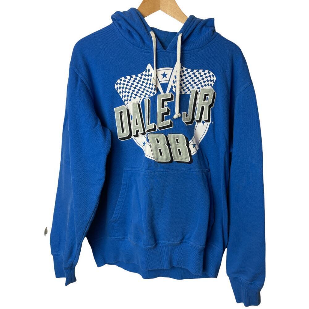 Nascar Blue Hoodie Sweatshirt Dale JR 88 Men's Size XL